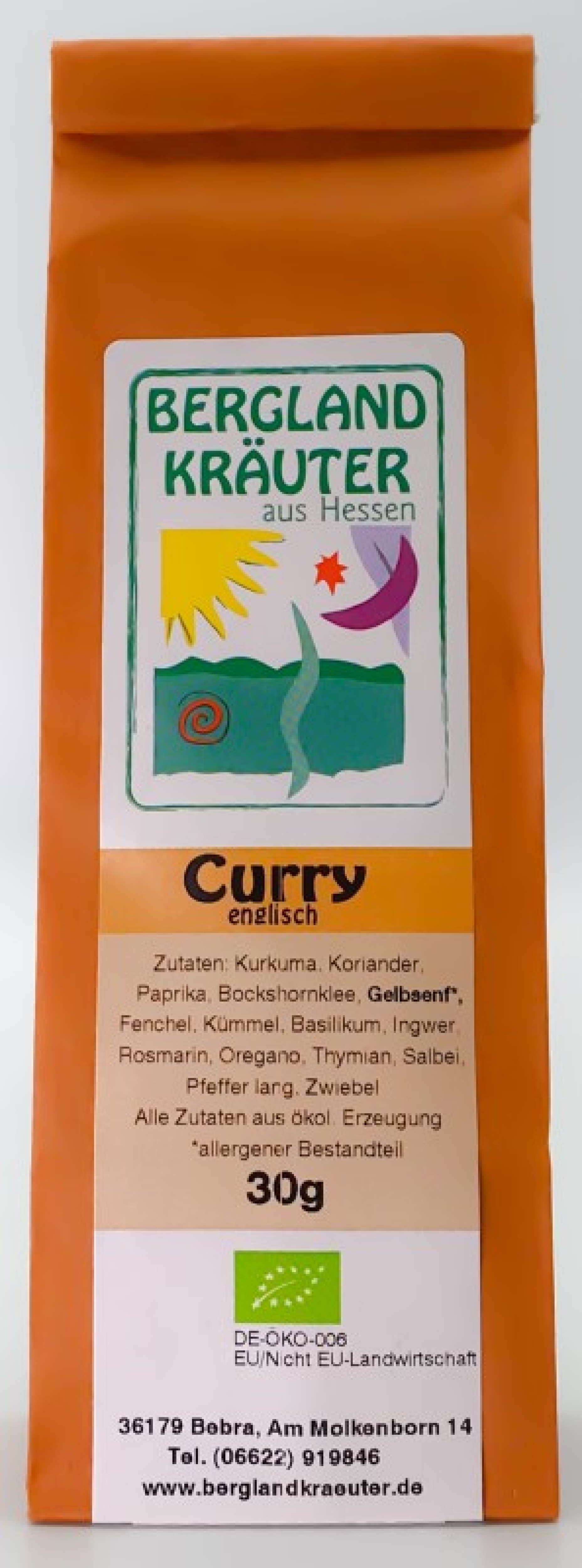 Curry, englisch, 30g