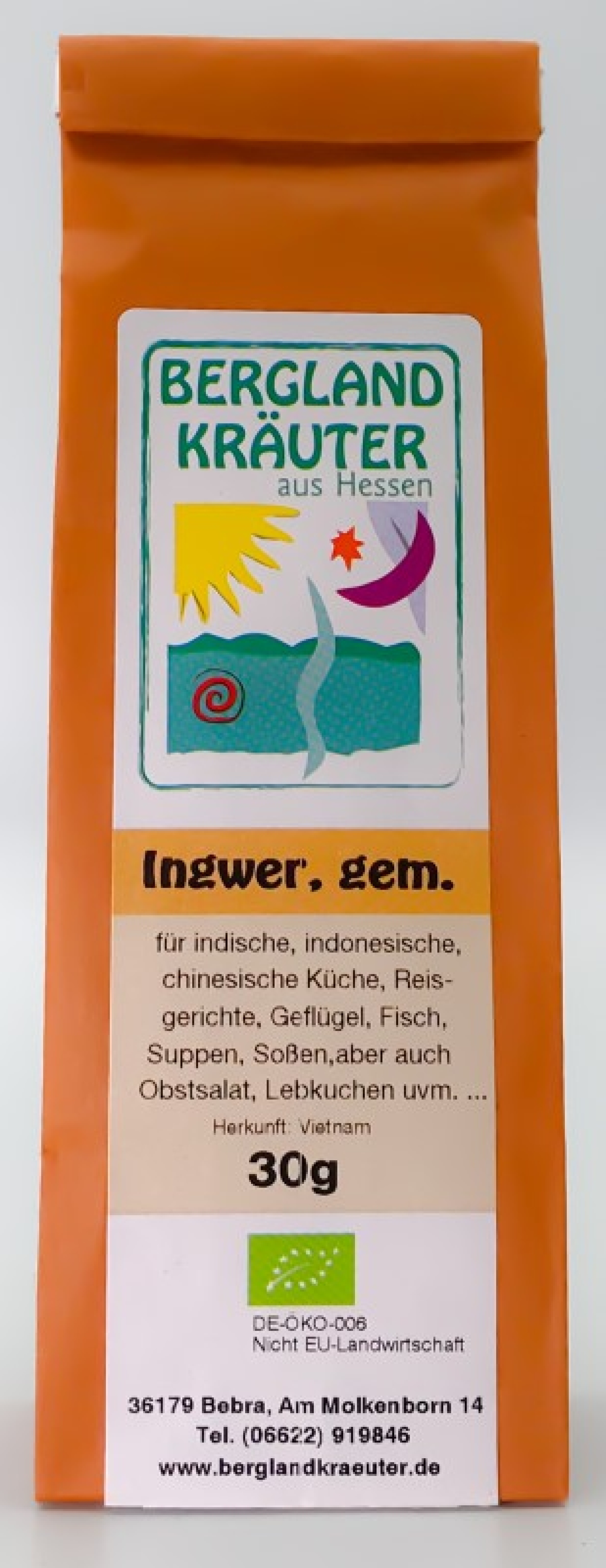 Ingwer, gemahlen, 30g