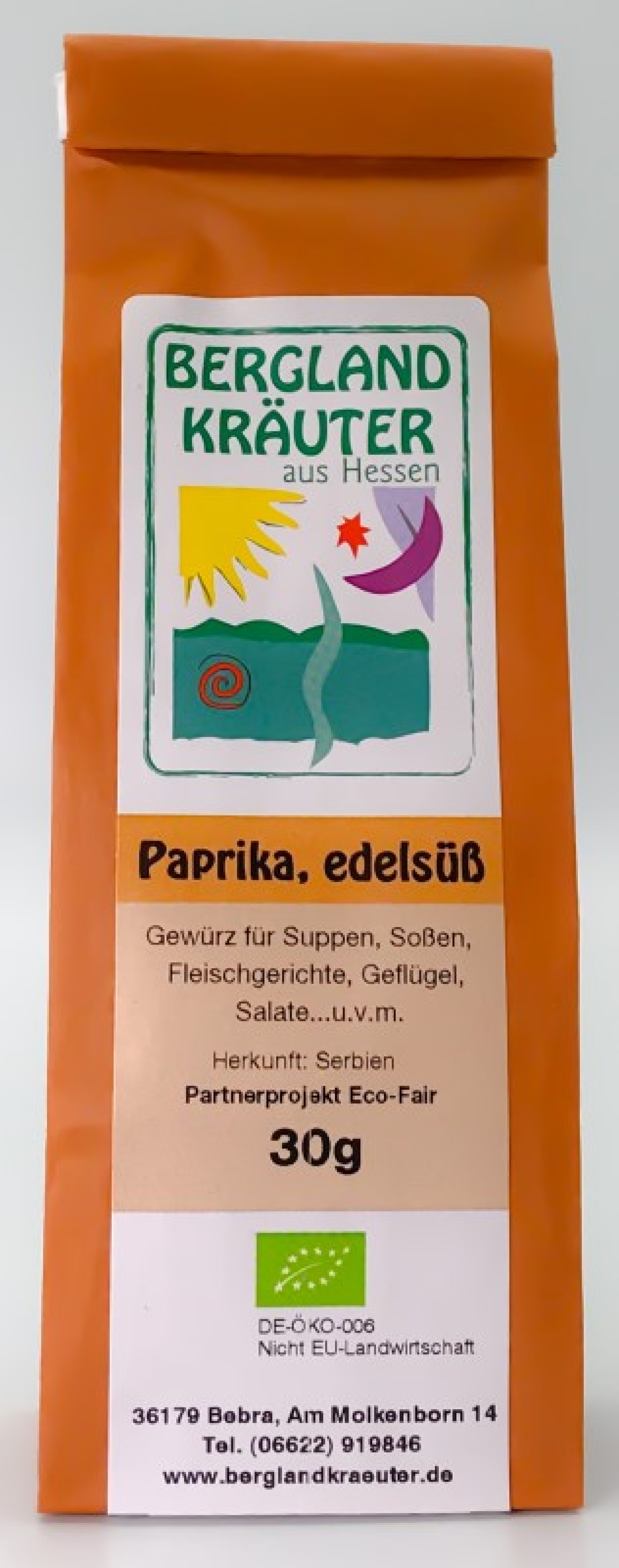 Paprika, edelsüß, 30g