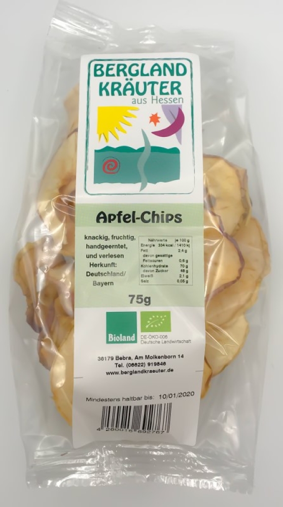 Apfel-Chips, 75g